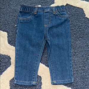 Carter's Blue Denim Jeans Elastic Waistband